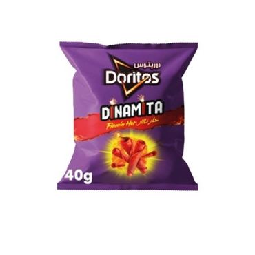 Doritos Dinamita Flamin Hot Chips, 40Gm, 20 Pieces Per Carton